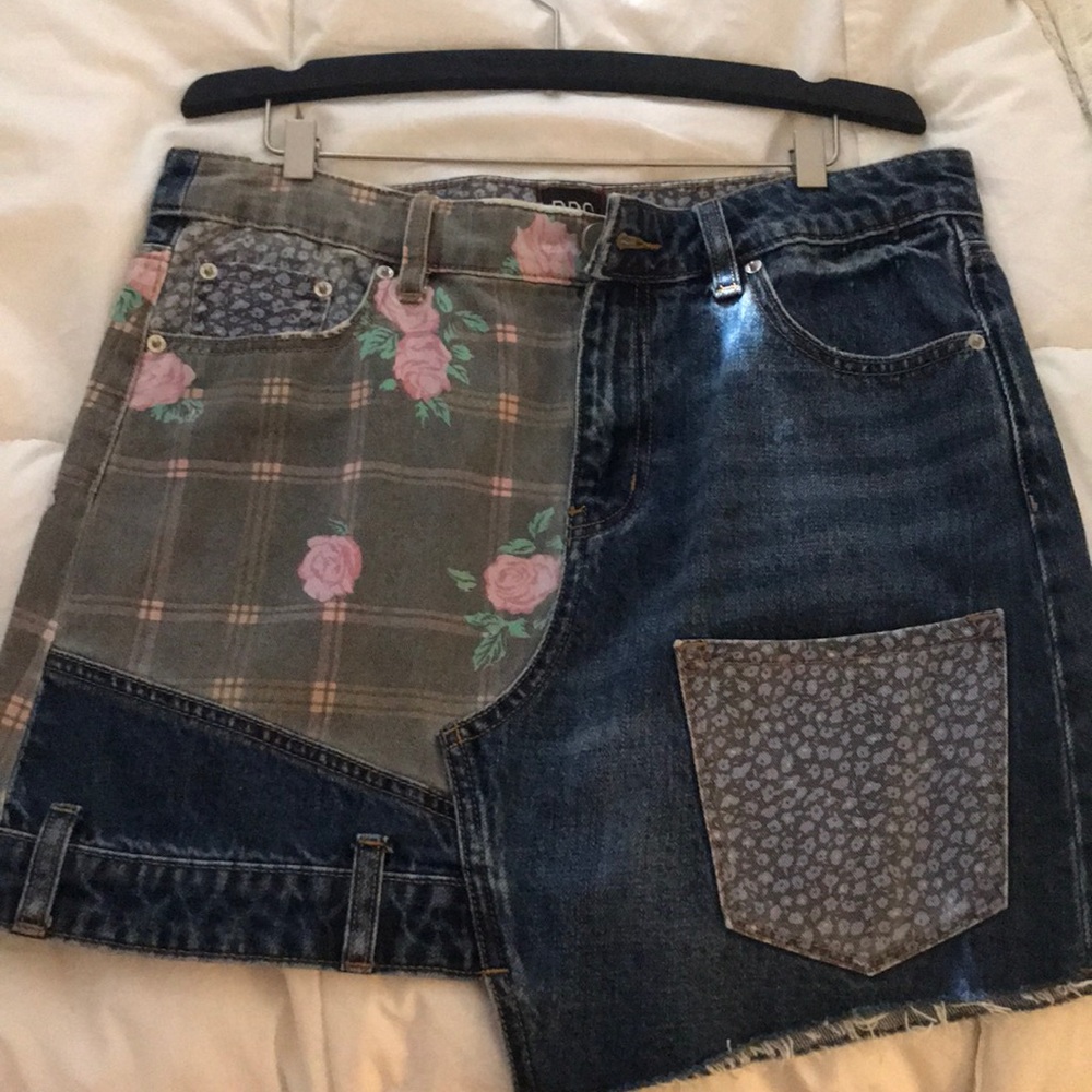 fun denim skirt